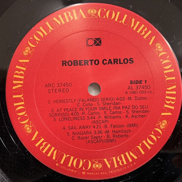 Roberto Carlos / Roberto Carlos ARC 37450 :通販 ジャズ レコード