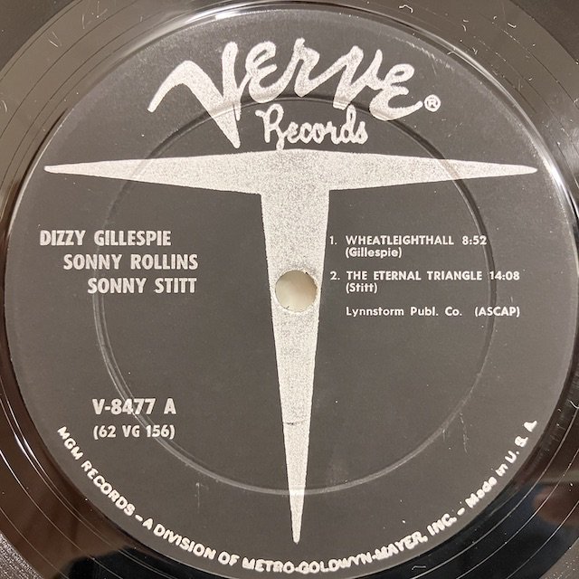 Dizzy Gillespie / Dizzy Rollins & Stitt V8477 :通販 ジャズ レコード 買取 Bamboo Music