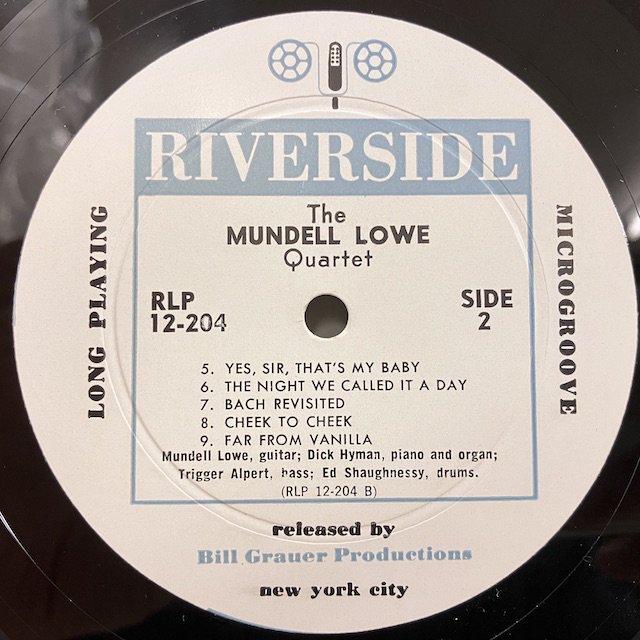 Mundell Lowe / the Mundell Lowe Quartet Rlp12-204 :通販 ジャズ レコード 買取 Bamboo  Music