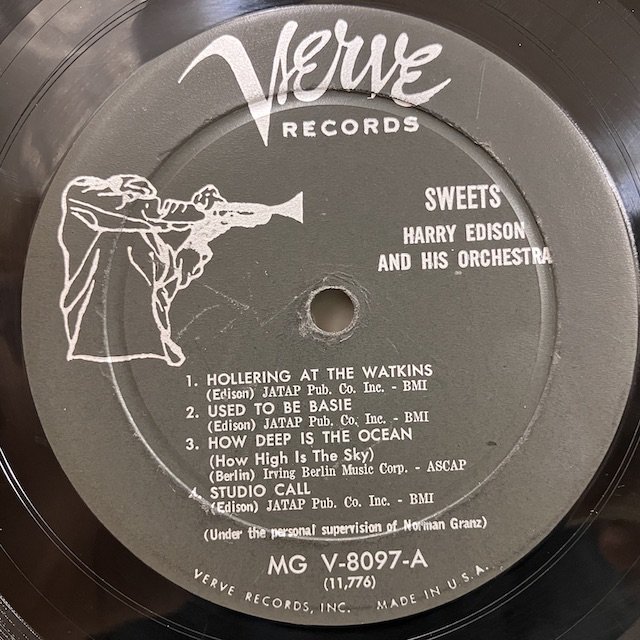 Harry Edison / Sweets Mgv-8097 :通販 ジャズ レコード 買取 Bamboo Music