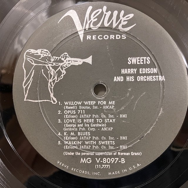 Harry Edison / Sweets Mgv-8097 :通販 ジャズ レコード 買取 Bamboo Music