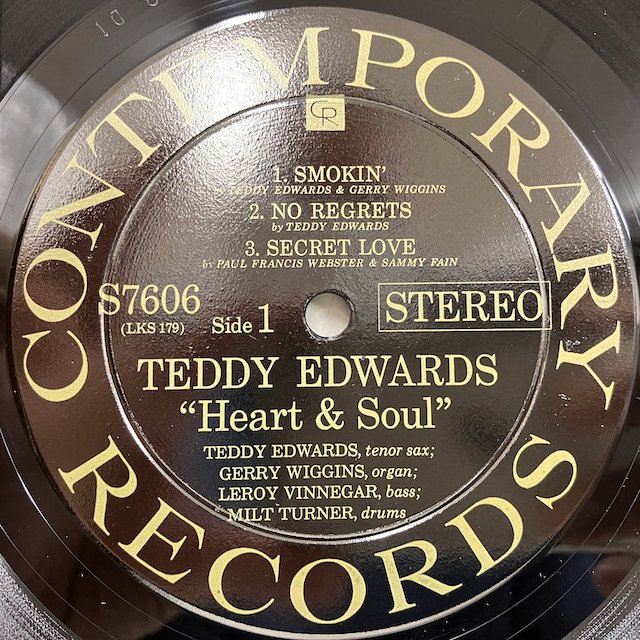 Teddy Edwards / Heart & Soul s7606 :通販 ジャズ レコード 買取 Bamboo Music