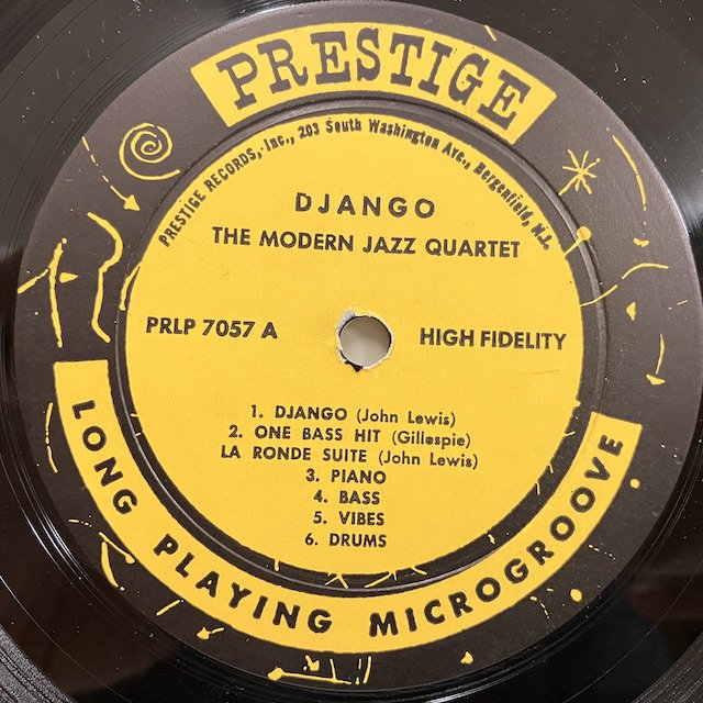 Mjq / Django prlp7057 :通販 ジャズ レコード 買取 Bamboo Music