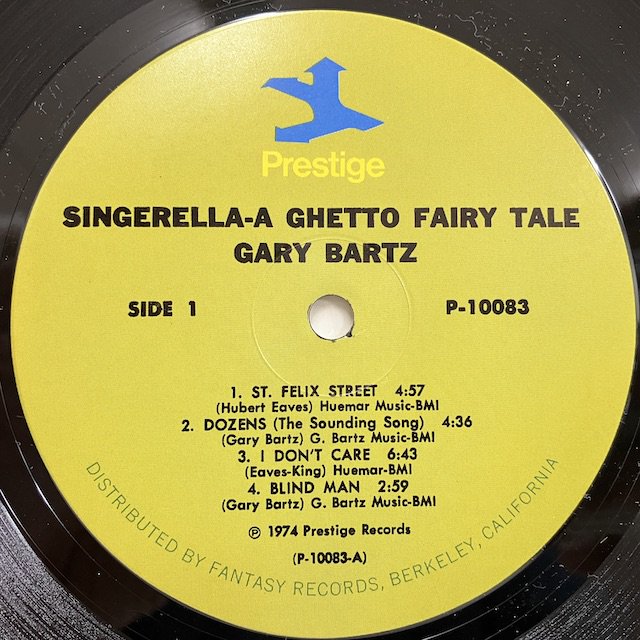 公式カスタマイズ商品 ☆即決 Gary Bartz / Singerella A Ghetto Fairy
