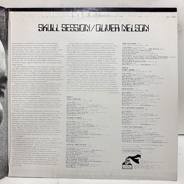 Oliver Nelson / Skull Session bdl1-0825 :通販 ジャズ レコード 買取 Bamboo Music