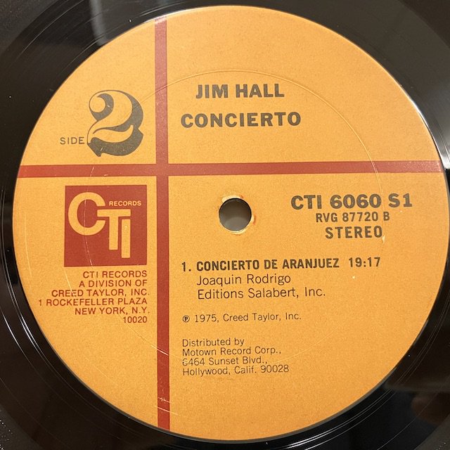 Jim Hall Chet Baker / Concierto cti6060s1 :通販 ジャズ レコード