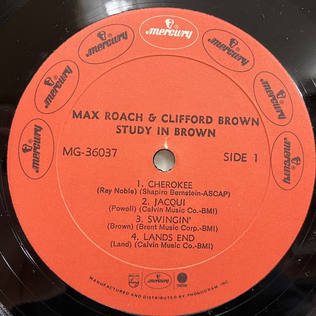 Clifford Brown Max Roach / Study in Brown mg36037 :通販 ジャズ レコード 買取 Bamboo  Music