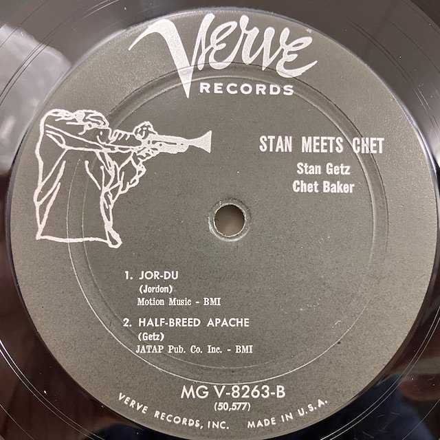 Stan Getz / Stan meets Chet Mgv8263 :通販 ジャズ レコード 買取 Bamboo Music