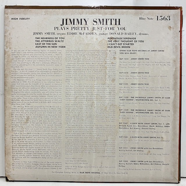 オンラインストア本物 BLUE NOTE 1514 完オリ Jimmy Smith A New