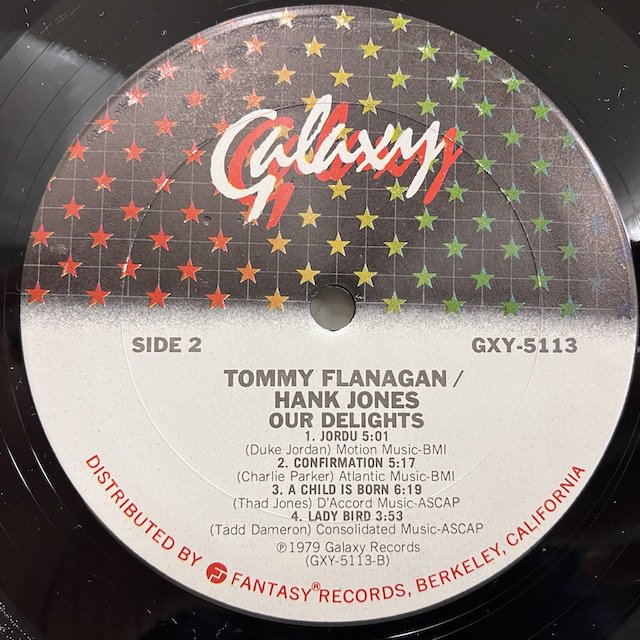 Tommy Flanagan And Hank Jones / Our Delights　GXY-5113 :通販 ジャズ レコード 買取  Bamboo Music