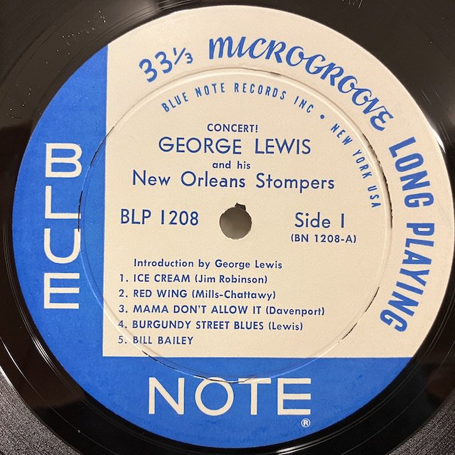 George Lewis / Concert blp1208 :通販 ジャズ レコード 買取 Bamboo Music