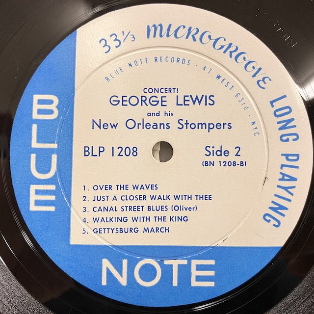 George Lewis / Concert blp1208 :通販 ジャズ レコード 買取 Bamboo Music