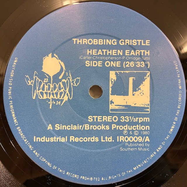 Throbbing Gristle / Heathen Earth IR0009 :通販 ジャズ レコード 買取 Bamboo Music