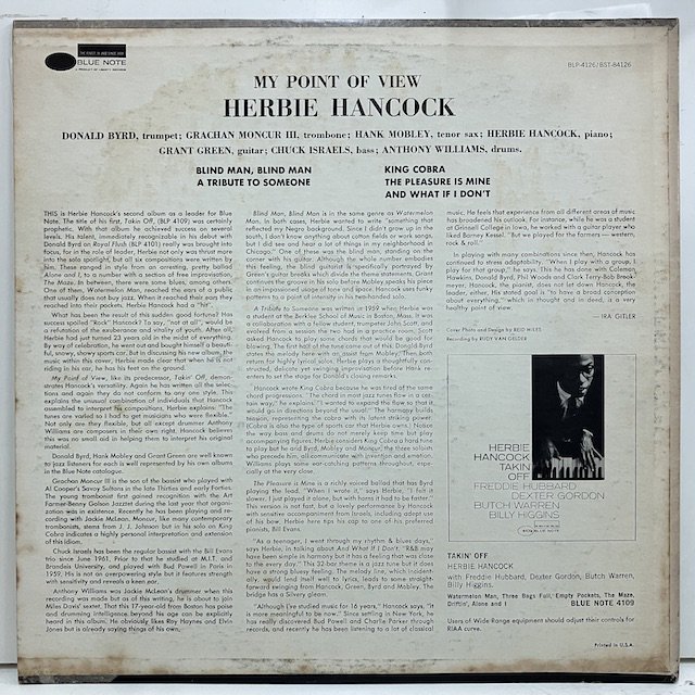 Herbie Hancock / My Point of View bst84126 :通販 ジャズ レコード 買取 Bamboo Music