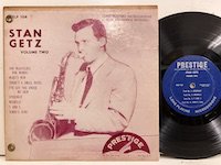 Stan Getz / Volume Two Prlp104 - Bamboo Music / バンブーミュージック