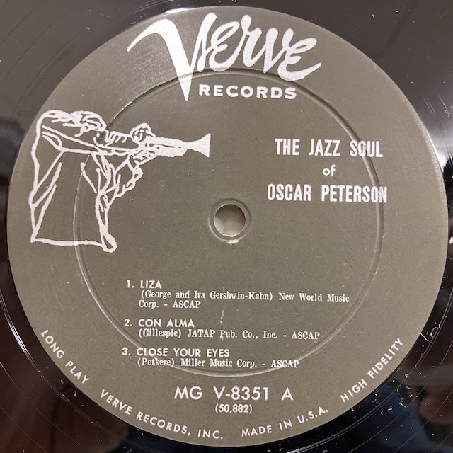 Oscar Peterson / The Jazz Soul Of Oscar Peterson MGV-8351 :通販 ジャズ レコード 買取  Bamboo Music