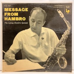 Lenny Hambro / Message from Hambro cl757 :通販 ジャズ レコード