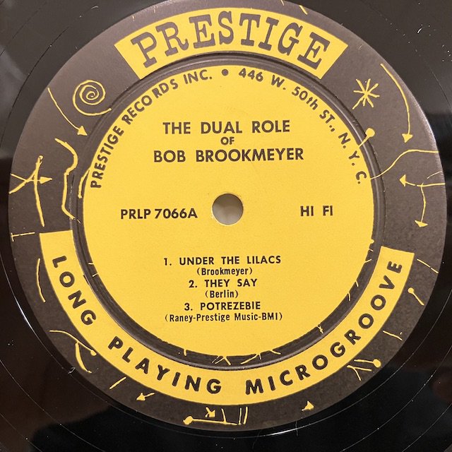 Bob Brookmeyer / the Dual Role Prlp7066 :通販 ジャズ レコード 買取 Bamboo Music