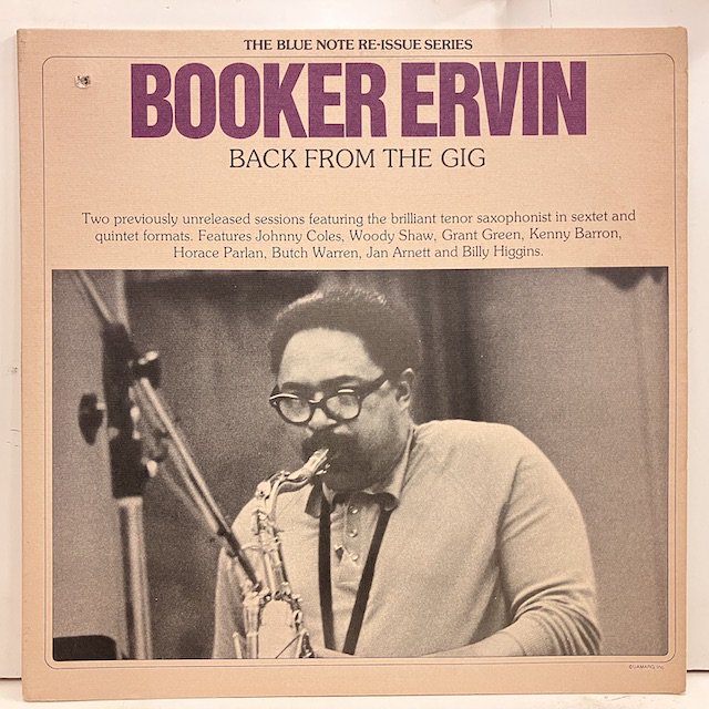Booker Ervin / Back From the Gig Bnla488h2 :通販 ジャズ レコード 買取 Bamboo Music