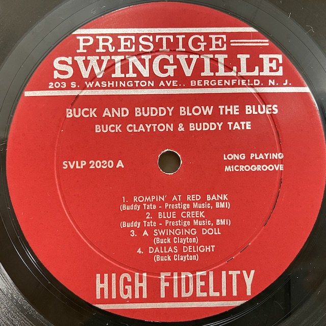 Buck Clayton Buddy Tate / Buck and Buddy Blow the Blues svlp2030 :通販 ジャズ  レコード 買取 Bamboo Music