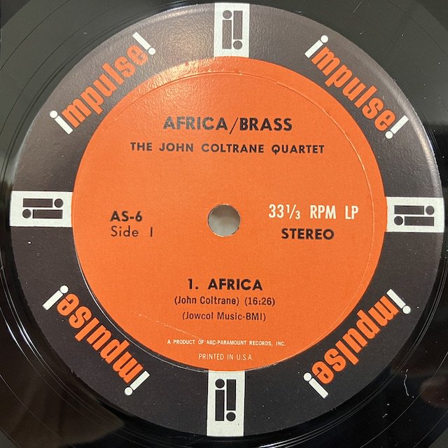 □即決 JAZZ John Coltrane / Africa Brass as-6 j38012 米盤