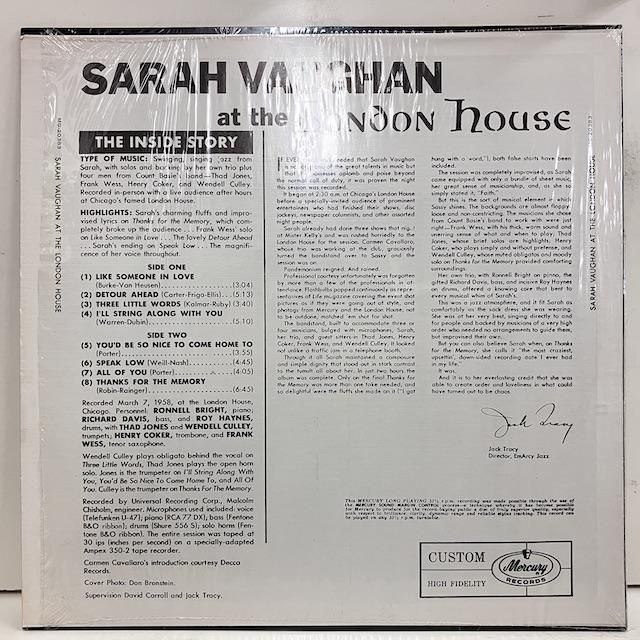 Sarah Vaughan / After Hours At The London House Mg20383
