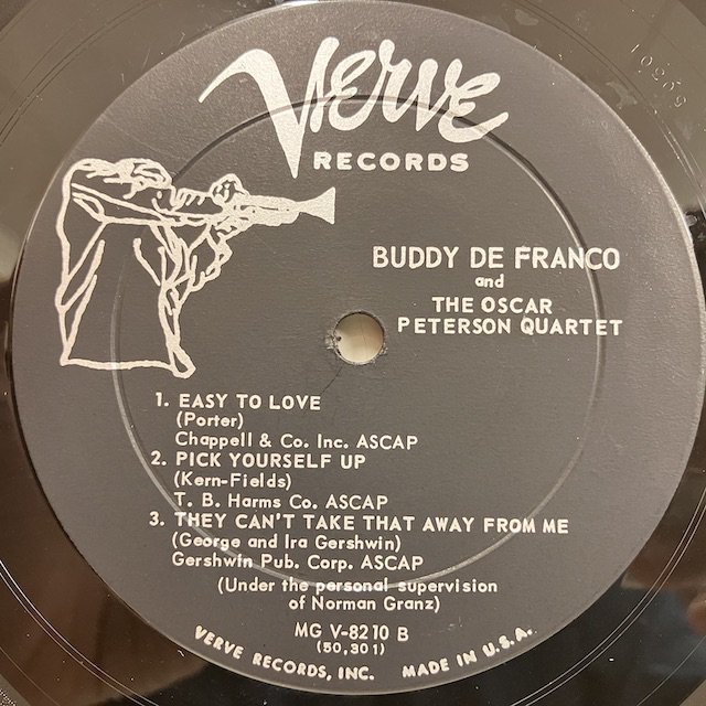 ○即決LP Buddy De Franco / and the Oscar Peterson mgv8210 j38221