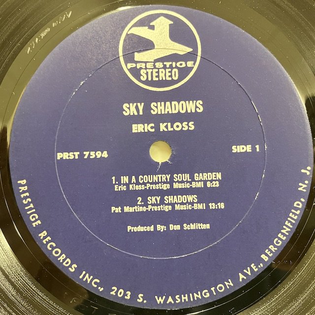 Eric Kloss / Sky Shadows prst7594 :通販 ジャズ レコード 買取 Bamboo Music
