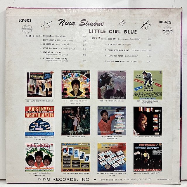 Nina Simone / Little Girl Blue Bcp6028/bs6028 :通販 ジャズ レコード 買取 Bamboo Music