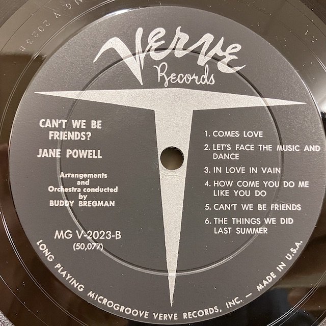 Jane Powell / Can't We Be Friends mgv2023 :通販 ジャズ レコード