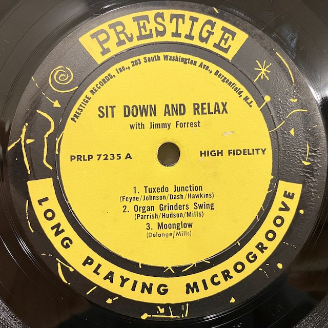 Jimmy Forrest / Sit Down And Relax prlp7235 :通販 ジャズ レコード