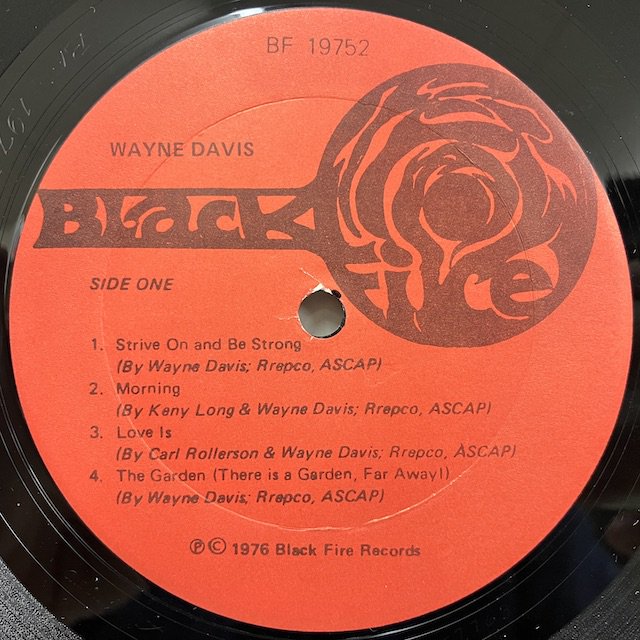 ☆即決 SOUL Wayne Davis / Wayne Davis BF19752 d2027 米オリジナル