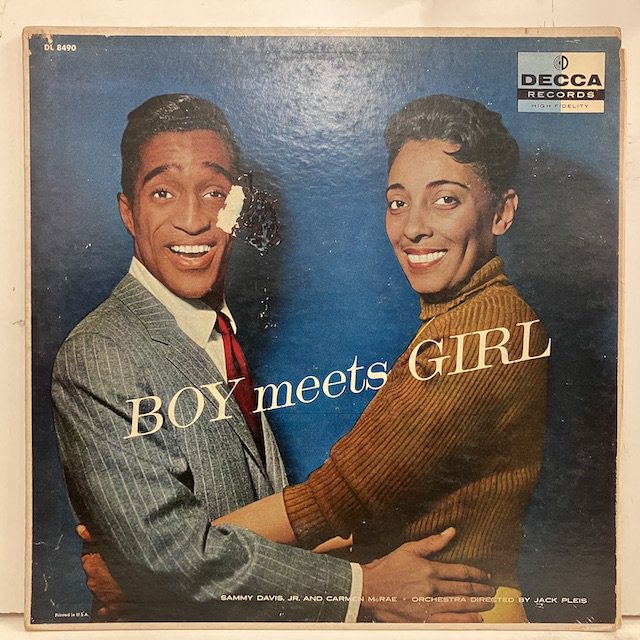 Carmen McRae Sammy Davis jr / Boy Meets Girl dl8490 :通販 ジャズ レコード 買取 Bamboo  Music