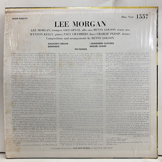 Lee Morgan / Vol.3 Blp1557 :通販 ジャズ レコード 買取 Bamboo