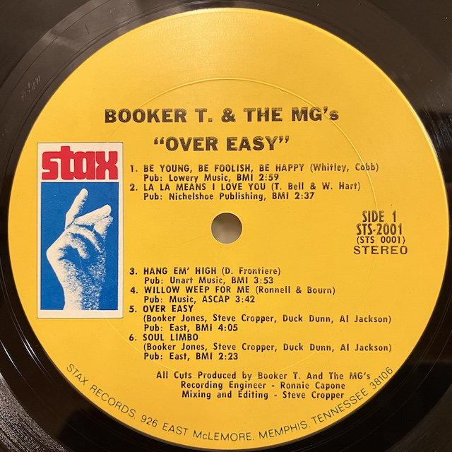 Booker T And The MG's / Soul Limbo sts-2001 :通販 ジャズ レコード 買取 Bamboo Music