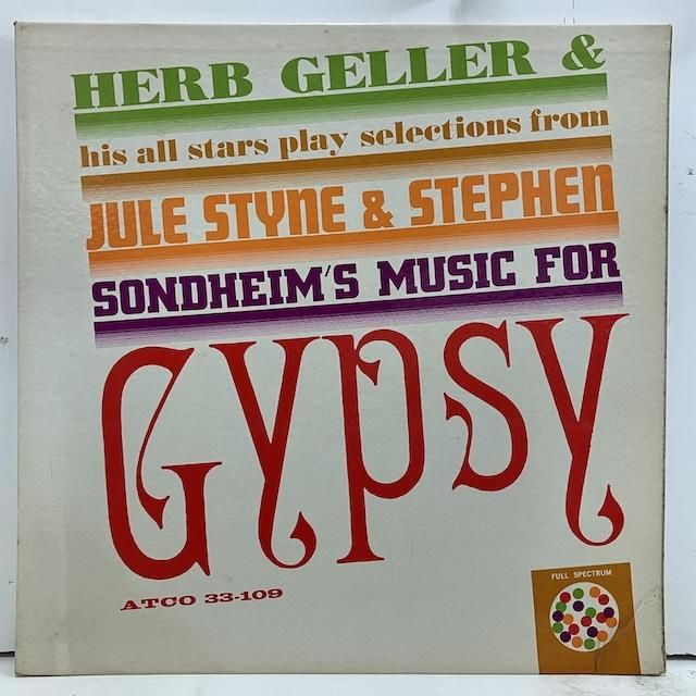 □即決 JAZZ Herb Geller / Gypsy 33-109 j38683 米オリジナル、Dg