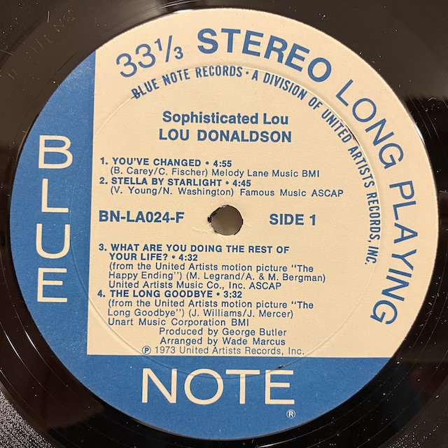 Lou Donaldson / Sophisticated Lady Bn-la024-f :通販 ジャズ