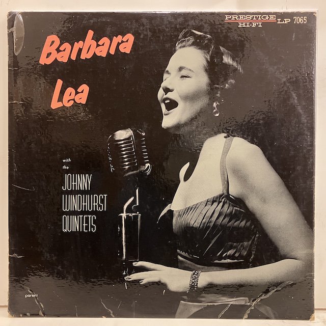 Barbara Lea / with Johnny Windhurst quintets Prlp7065 :通販 ジャズ レコード 買取  Bamboo Music