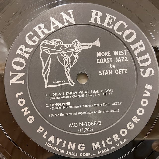 Stan Getz / More West Coast Jazz Mgn1088 :通販 ジャズ レコード