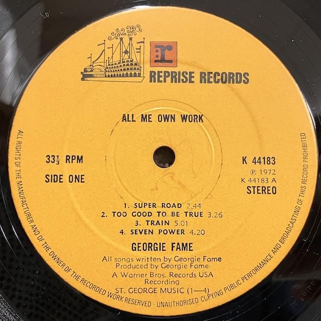 Georgie Fame / All Me Own Work K44183 :通販 ジャズ レコード