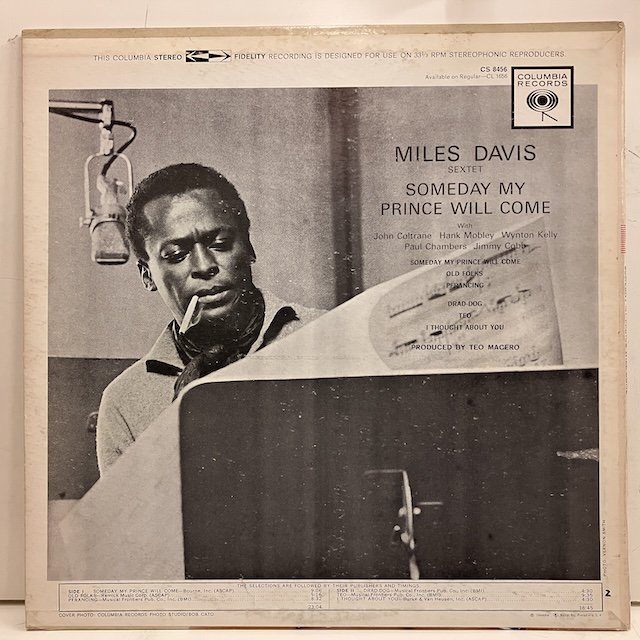 Miles Davis / Someday My Prince Will Come Cs8456 :通販 ジャズ レコード 買取 Bamboo  Music