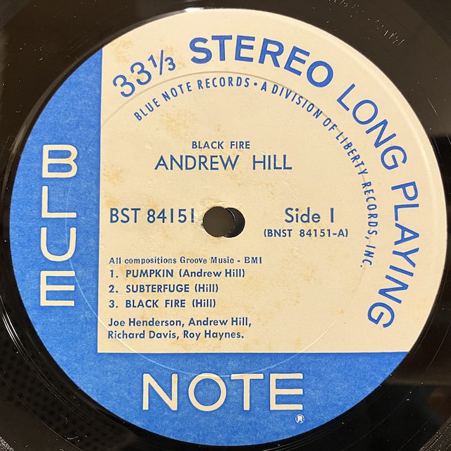 Andrew Hill / Black Fire bst84151 :通販 ジャズ レコード 買取 Bamboo Music