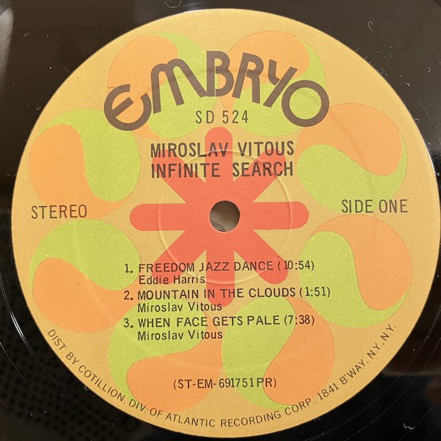 Miroslav Vitous / Infinite Search Sd524 :通販 ジャズ レコード 買取 Bamboo Music