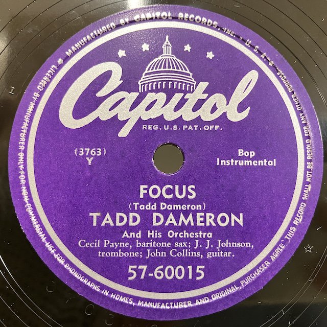 Tadd Dameron And His Orchestra / John’s Delight - Focus 57-60015 :通販 ジャズ  レコード 買取 Bamboo Music