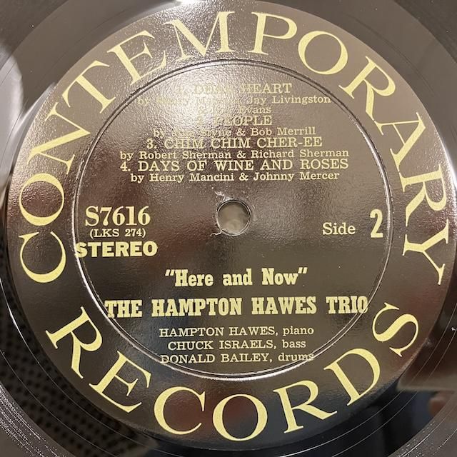 Hampton Hawes / Here and Now s7617 :通販 ジャズ レコード