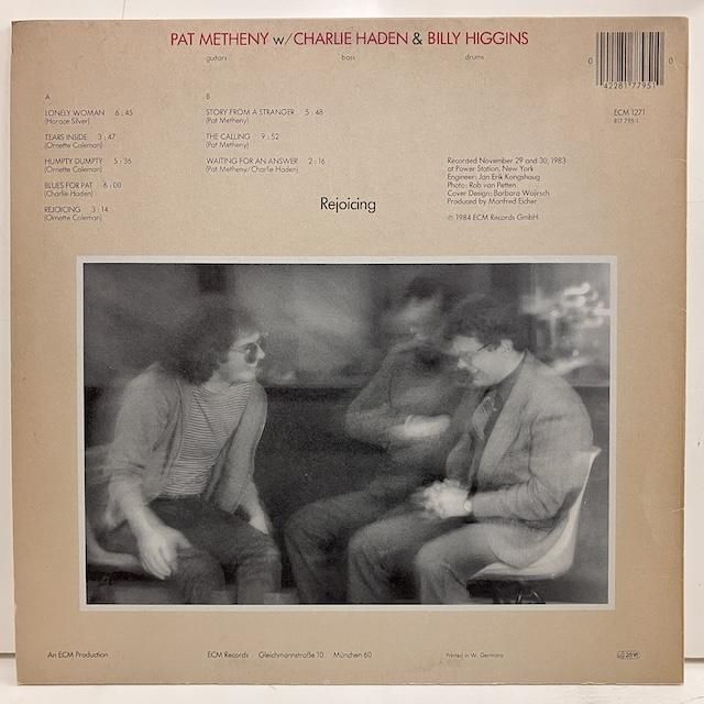 Pat Metheny / Rejoicing ecm1271 :通販 ジャズ レコード 買取