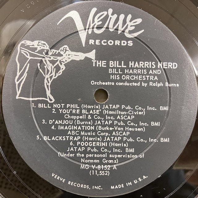 買い公式 ○即決LP Bill Harris / and His Friends j35102 米盤、赤盤 