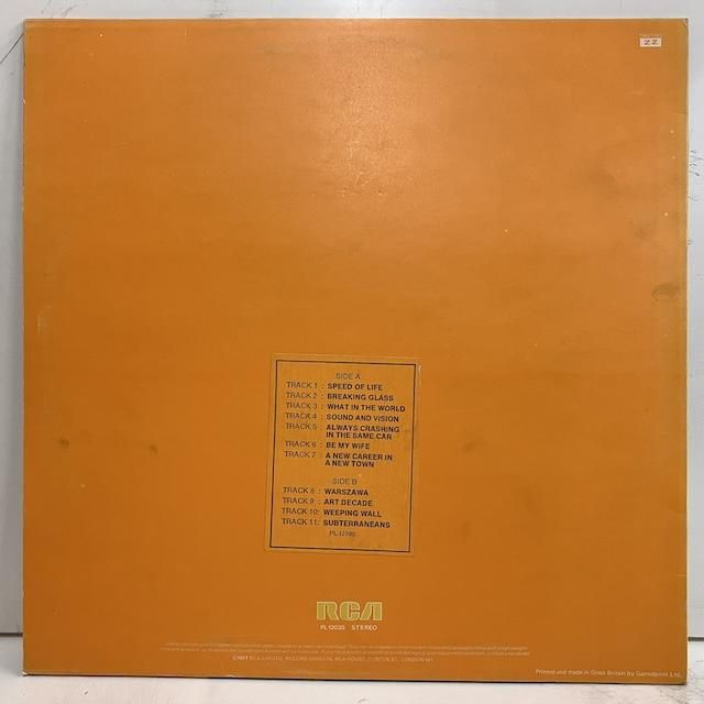 David Bowie / Low pl12030 :通販 ジャズ レコード_ 買取 Bamboo