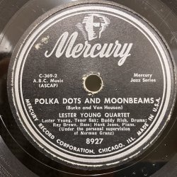Lester Young / Polka Dots And Moonbeams - Up 'N Adam 8927 :通販 ジャズ レコード 買取  Bamboo Music