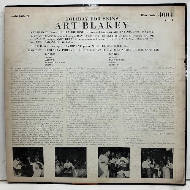 Art Blakey / Holiday For Skins Vol1 blp4004 :通販 ジャズ